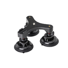 Triple Suction Cup Car Mount for Action Cameras